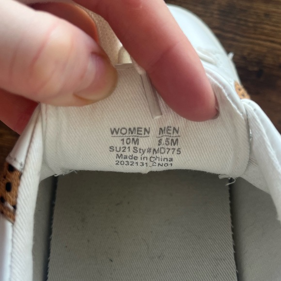 Madewell sidewalk Low-top sneaker in leather & Calf Hair Wave edition - Picture 12 of 14